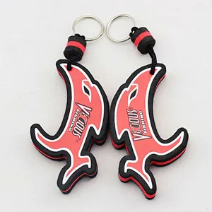 Factory Direct Selling 4c printing Floating EVA key chain