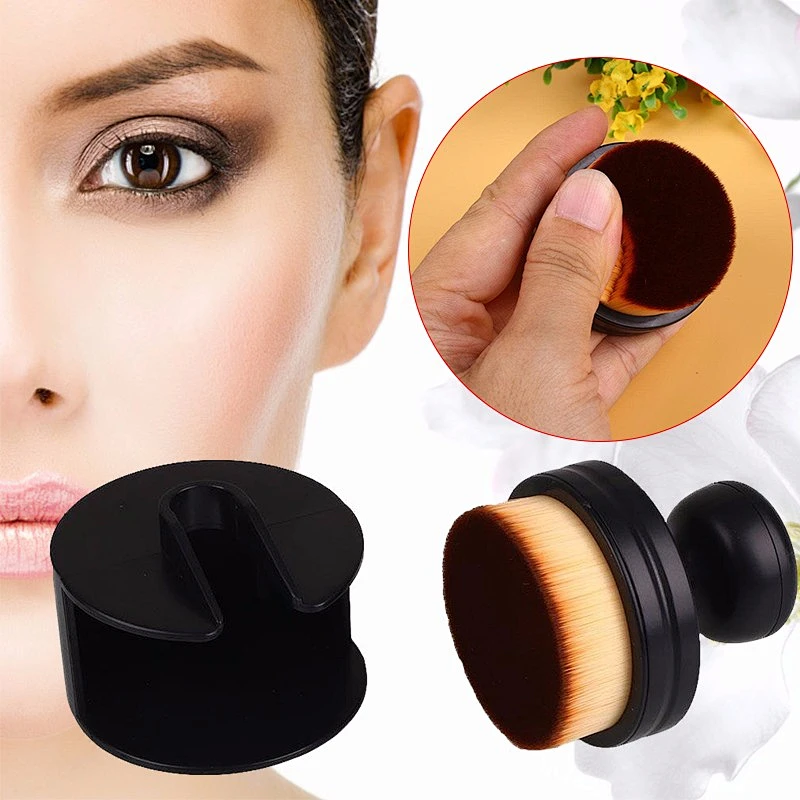 Professional cosmetics tools seal shape makeup foundation and blush brush