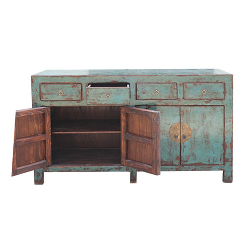 Chinese Antique Furniture in Living Room Cabinets