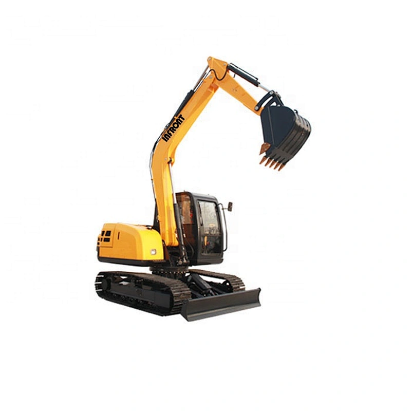 Directly manufacturer 6.5T 6.5 Ton mini hydraulic crawler excavator YFE65  with cheap price