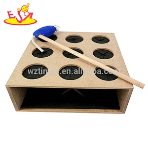 High quality pet products wooden interactive dog toys for IQ training W06F088