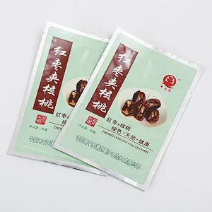 Accept custom wholesale PE printing self-sealing bag for walnut, ginseng flower package