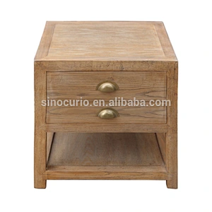 Chinese antique oak wood furniture drawers bedroom chest oak wood night stand