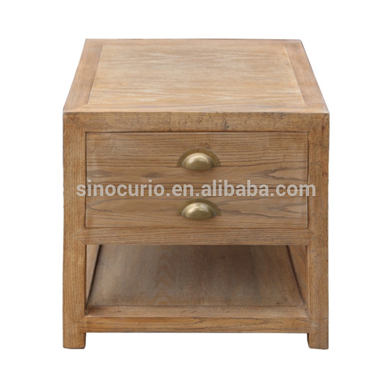 Chinese antique oak wood furniture drawers bedroom chest oak wood night stand