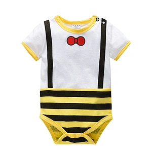 Newest baby party romper clothes baby boy suit design romper set cotton infant toddlers clothing