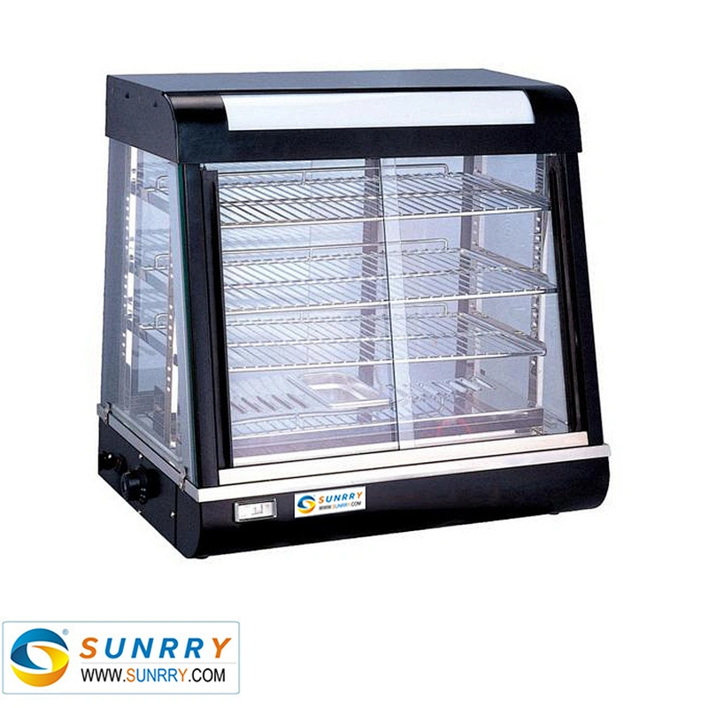 Guangzhou counter top stainless steel buffet display chafing dish glass food display warmer for catering