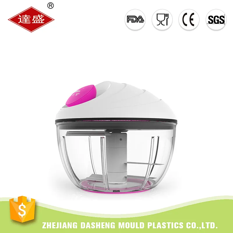Manual pull quick vegetable fruit nuts salad chopper dicer