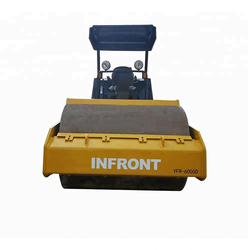 6000KG Road Roller YFR-6000D Single Drum Vibratory Rollers
