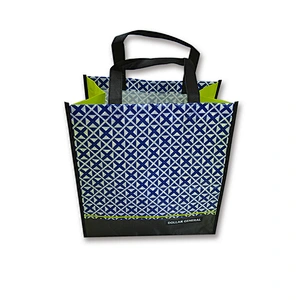 China promotional laminated pp non woven shopping plastic saree bag