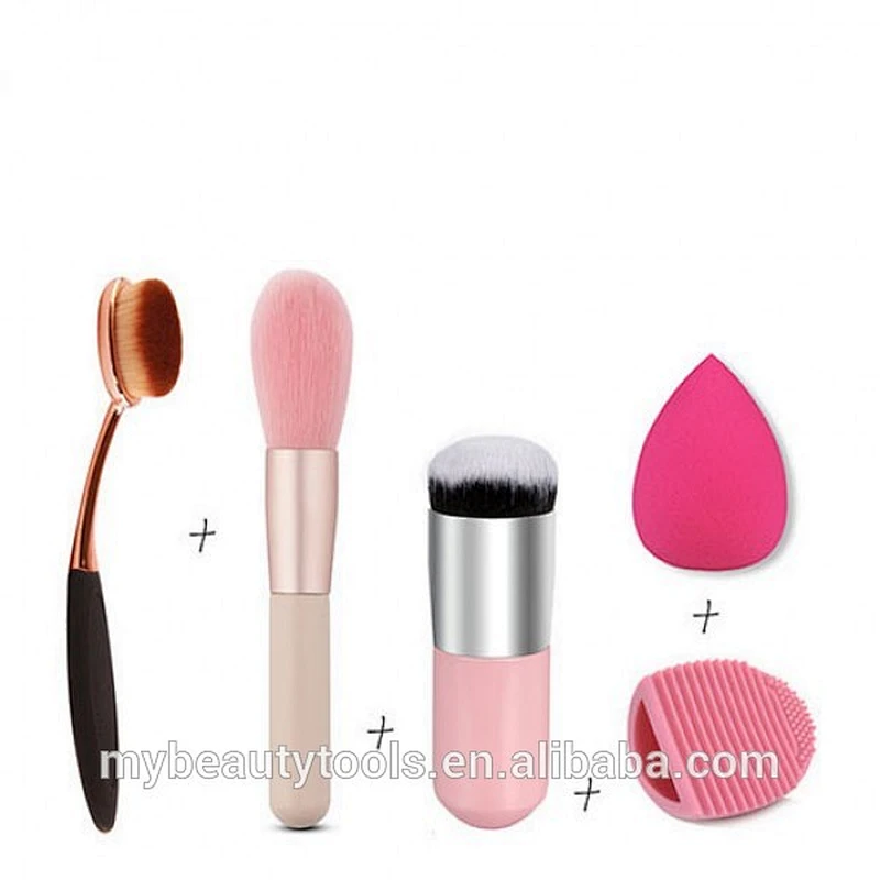 Wholesale cosmetic tools custom logo foundation makeup brush for makeup