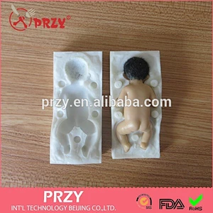 Fondant and Cake Mold,Lying Down Baby Silicone Mold