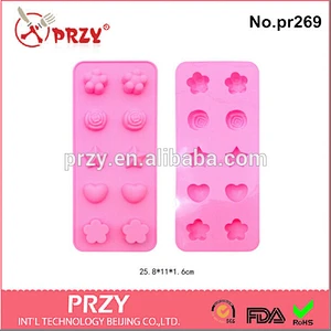 Multi shapes silicone chocolate mold,different shape silicone baking molds