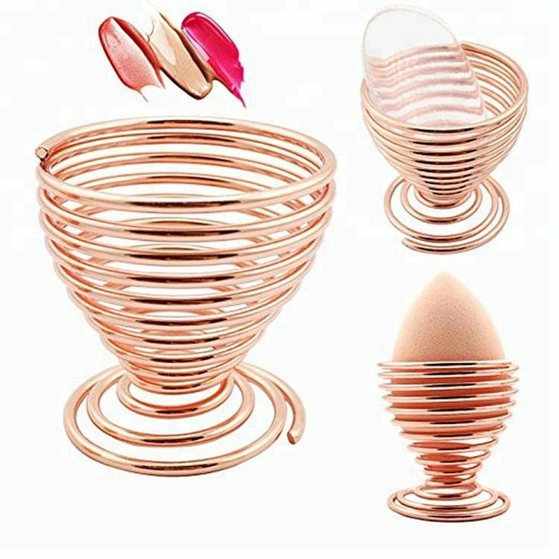 Wholesale foundation private label Sink beauty makeup cleaning facial body sponge holder metal