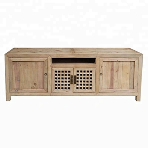 chinese antique solid wood pine tv console old furniture