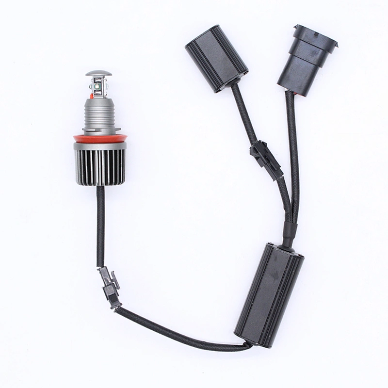 40W H8 Headlight Blue Red Green White Angel Eyes LED