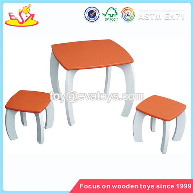 Wholesale hot sale PC green wooden kids table top quality wooden kids table W08G094
