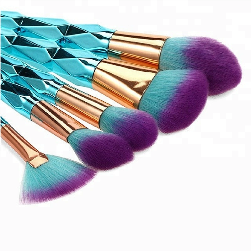 Diamond 12pcs Synthetic Hair Foundation Cosmetic Makeup Brush Set