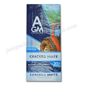 20kg transparent plastic bird food sack pp woven feed bag for soybean meal, corn, fish meal, amino acids