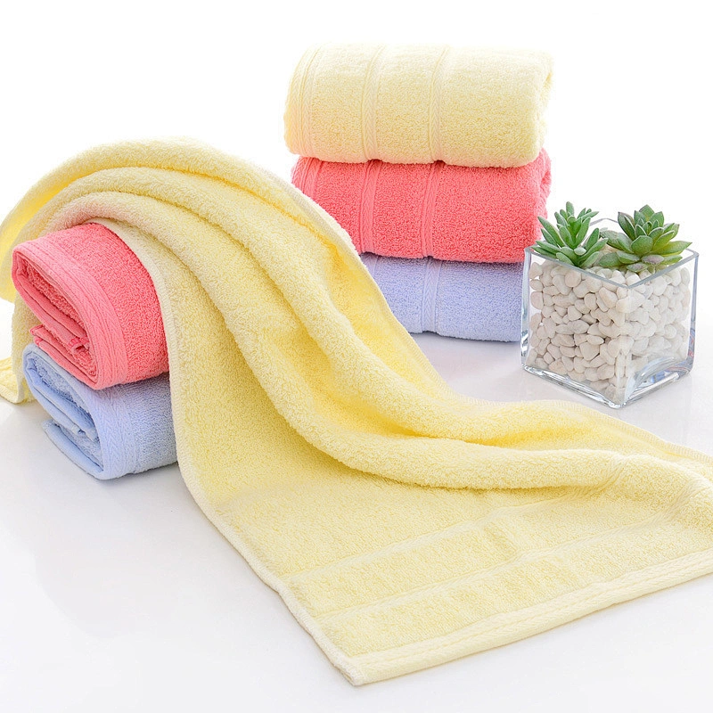 Wholesale  Free Design Pure Cotton Face Towel With Elegant Embroidery For Travelling