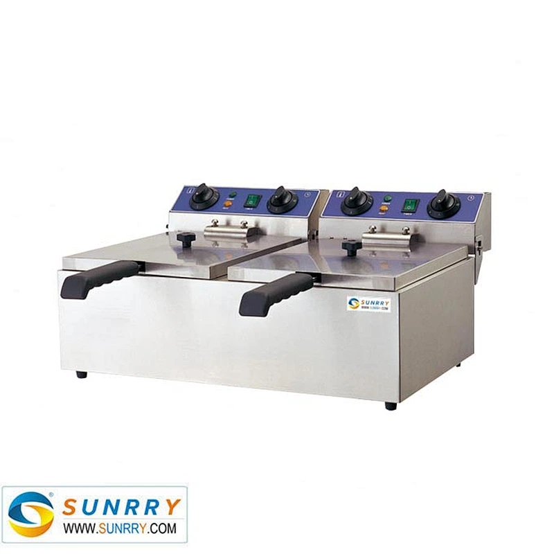 High Quality Peanut and Chicken Fryer with 2 tank for sale