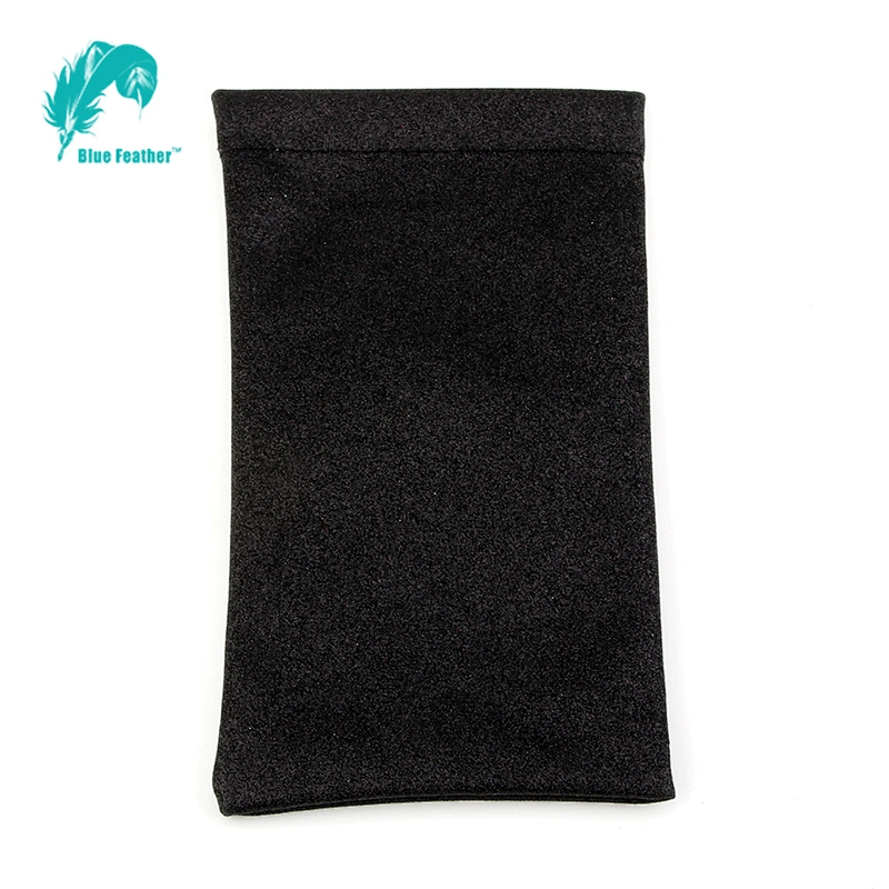 Factory fashion shiny soft glasses bag eyeglasses pouch