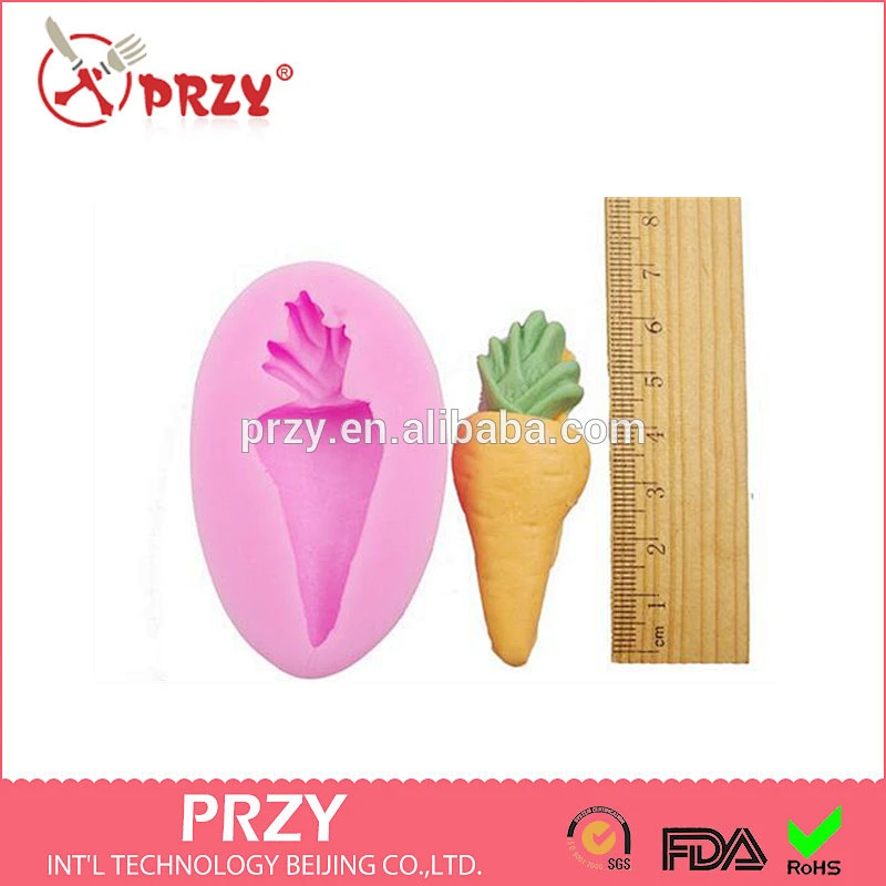 F3039 PRZY Silicone baking mold fondant carrot cake silicone mould