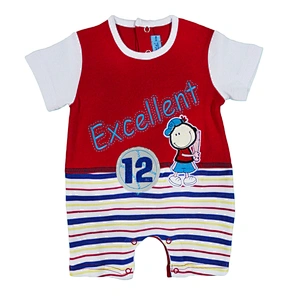 Wholesale short sleeve romper baby sleeper korean clothes