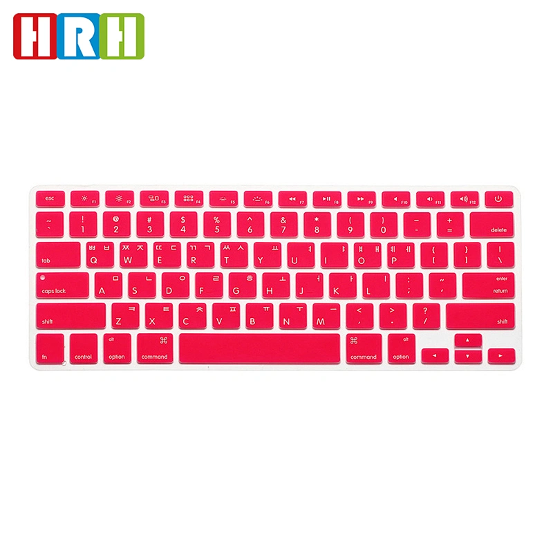 Silicone US Keyboard Protector Cover Skin korean keyboard skin for macbook new pro 13Pro Air Retina 13 15 17