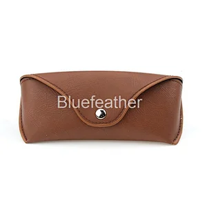 Men's PU Leather Semi-hard Sunglasses Case