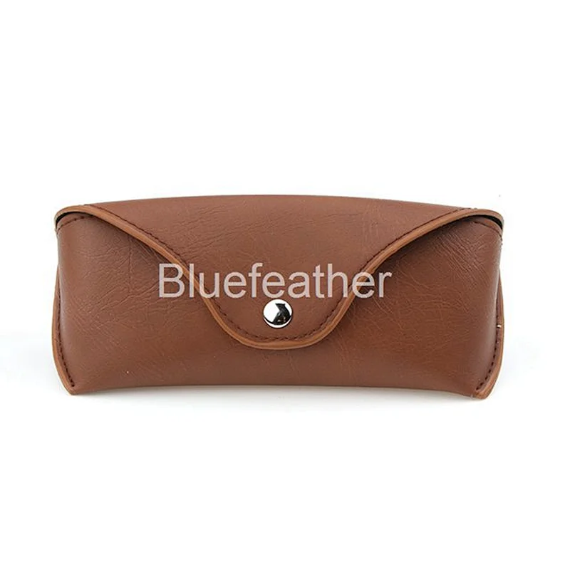 Men's PU Leather Semi-hard Sunglasses Case