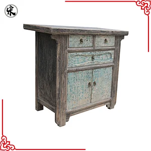 wholesale chinese antique reproduction shabby chic storage buffet store furniture