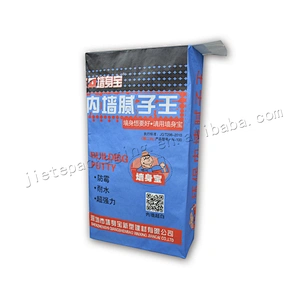 Construction and building use 25kg multilayer kraft paper cement bag for mortar,lime,tile adhesive,wall putty powder