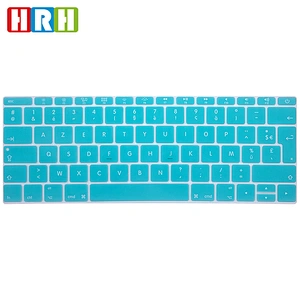 Waterproof Silicone French Keyboard Protective Film keyboard cover for Macbook Pro Retina 12