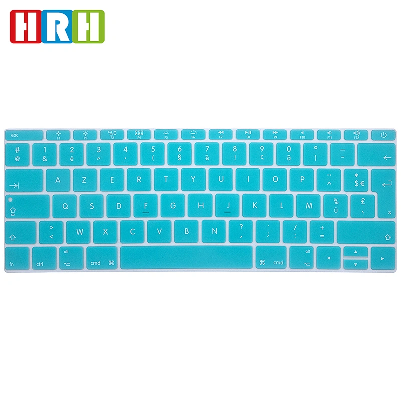 Waterproof Silicone French Keyboard Protective Film keyboard cover for Macbook Pro Retina 12