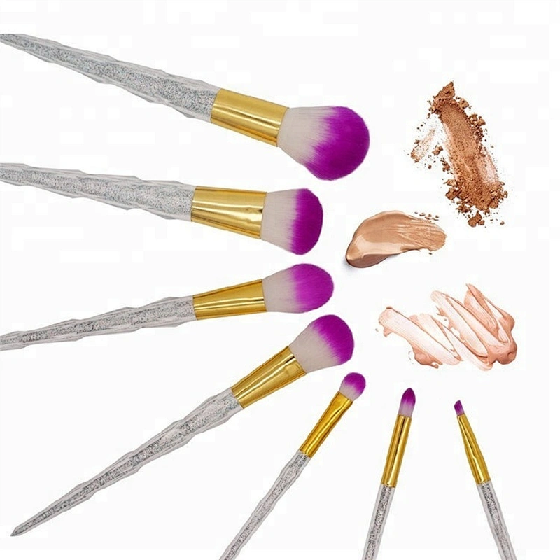 Make Up Powder Make Your Own Brand Diamend Handle 7pcs Makeup Brush Set Beauty High Quality