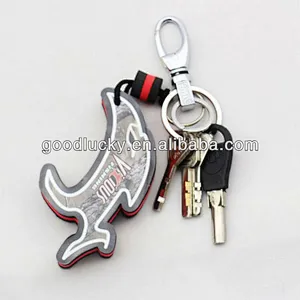 Promotional eva keychains/eva key rings for advertise
