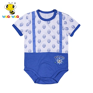 Factory Price 100% Cotton Bodysuit Custom Printed Baby Clothes Made In China