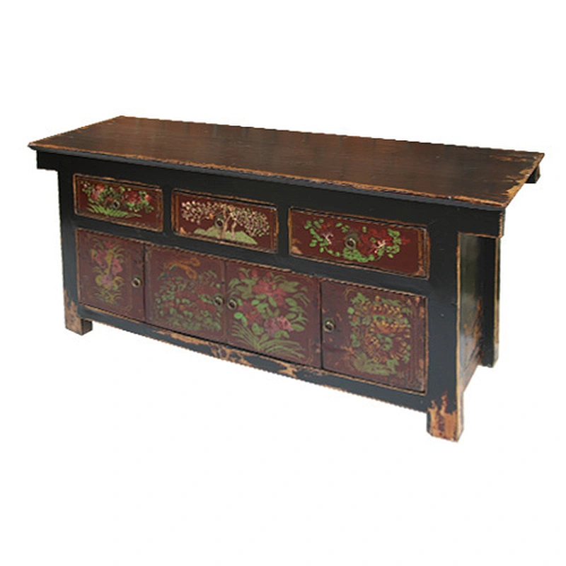 2016 hot-sale chinese antique furniture Beijing reproduction painted furniture