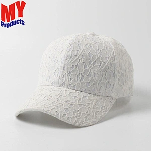 New summer outdoor sports hat custom women baseball cap hat lace dad hat