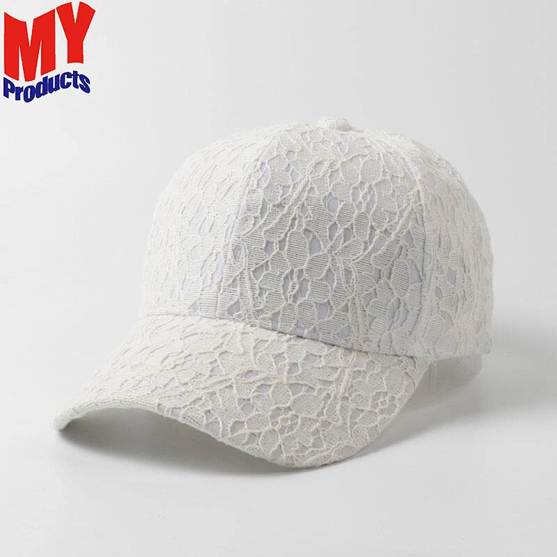New summer outdoor sports hat custom women baseball cap hat lace dad hat