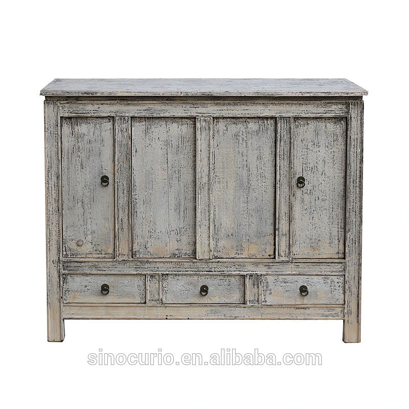 Beijing antique solid wood hobby lobby rustic distressed shoe cabinets Asian furniture