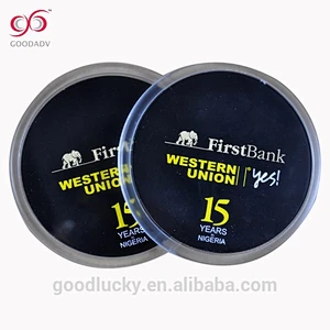 made in China durable plastic coasters waterproof clear acrylic cup mat