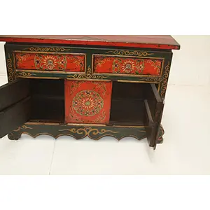 Hand painted furniture Tibetan style