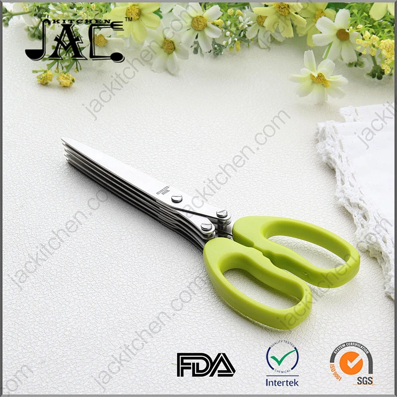Amazon Hotsale High Quality Herb Cutter Stainless Steel Herb Scissors