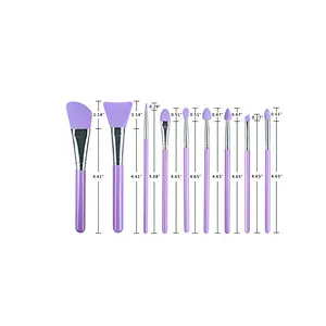 Wholesale 9-Piece Silicone Makeup Brush Set
