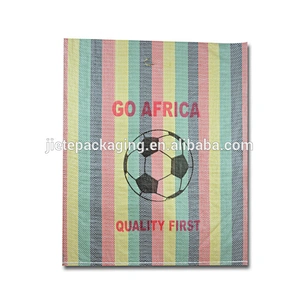 Customized bopp laminated polypropylene pp woven shopping bag with D handle export to Dubai,Pakistan,Africa