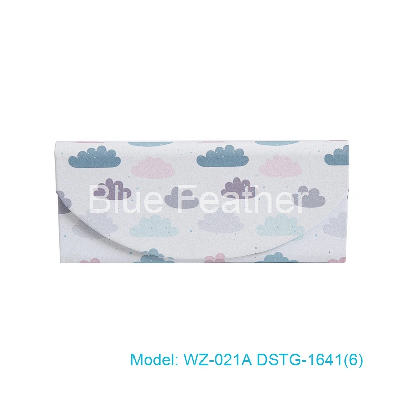 Creative Printing Triangle Sunglasses Case Spectacle Box Folding Glasses Case