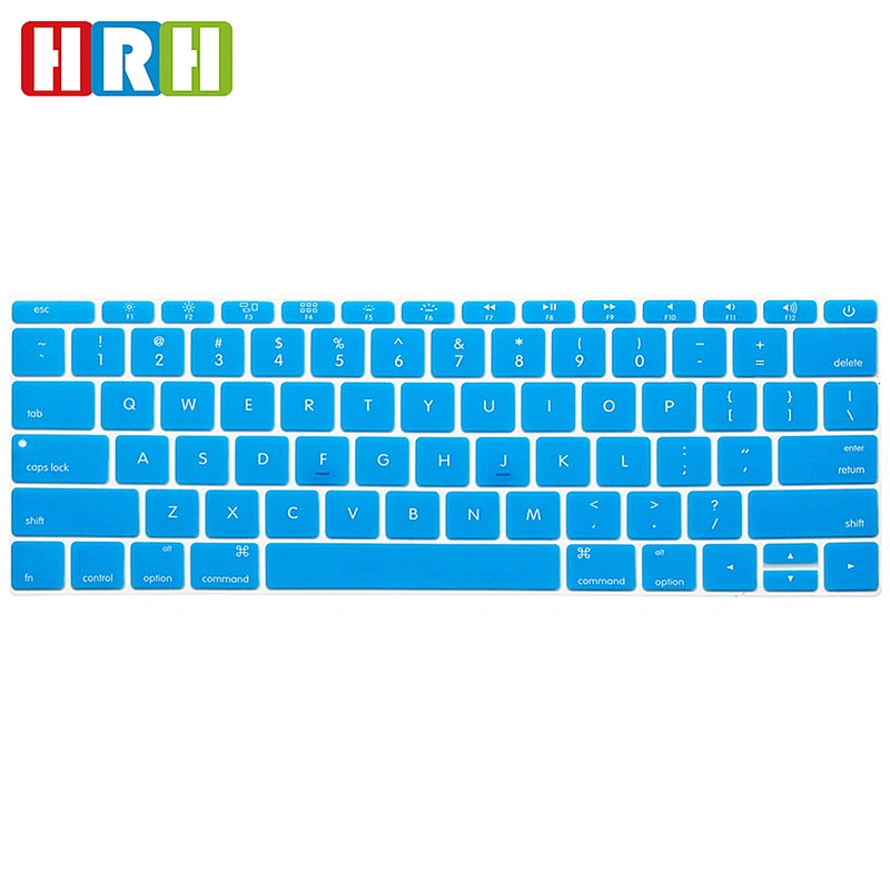 Colored Laptop Keyboard Skin US Silicone Keyboard Cover Film custom keyboard skin For Macbook 12 a1534 skins