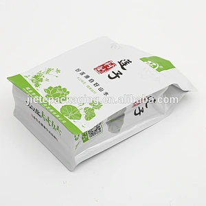 Stand up ziplock pouch food packaging PE plastic bag