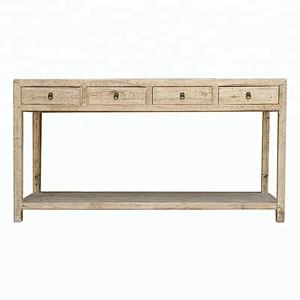 chinese antique reproduction natural wood console table furniture